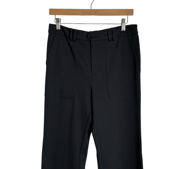 Anthropologie The Essential Trouser Pants Black Womens 8 Contemporary Minimalist - Picture 4 of 12